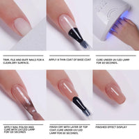 Matte & High-Gloss Gel Top Coat Set – 2 x 15ml | Long-Lasting UV/LED Nail Finish