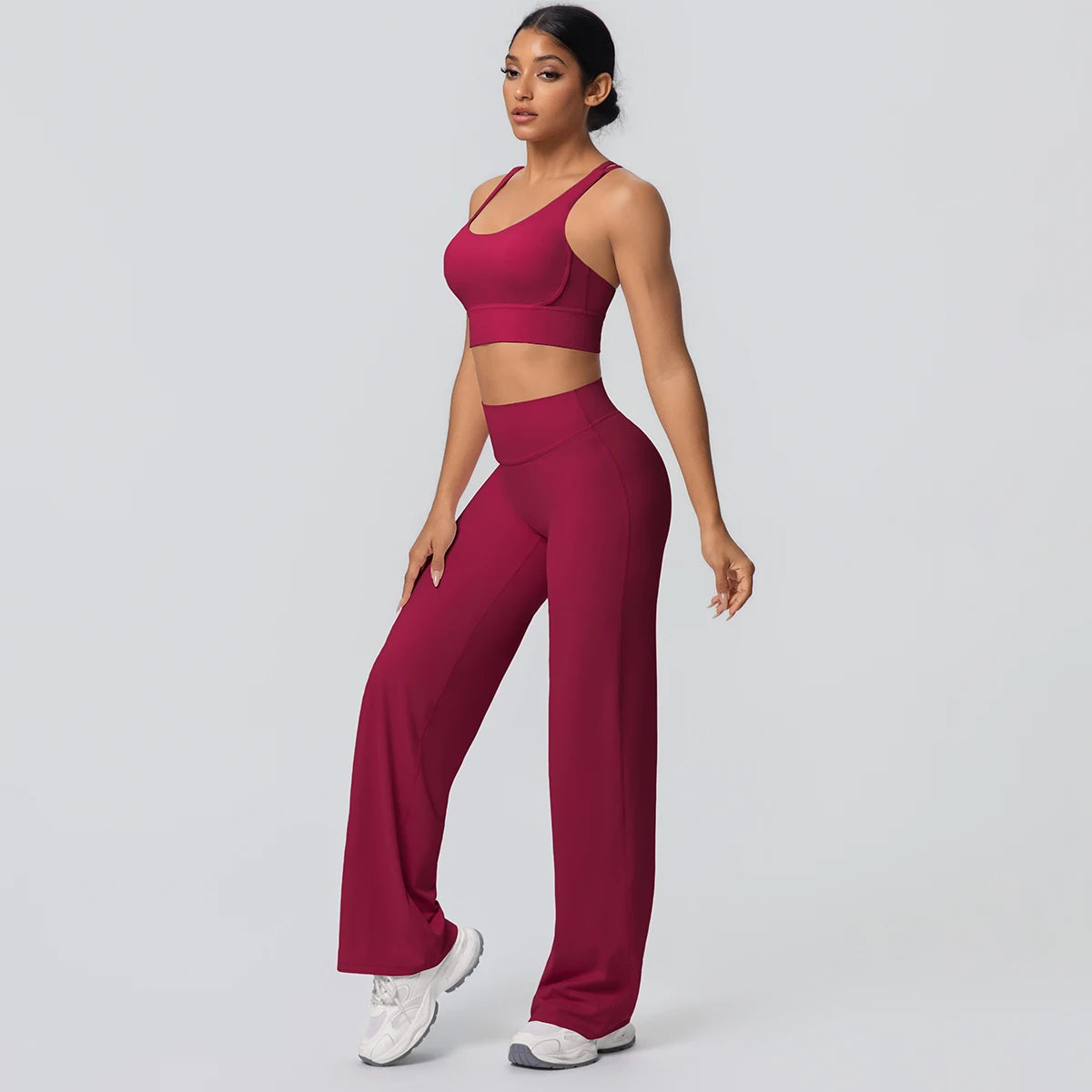 Conjunto Yoga Mujer Premium - Tecnología Naked Feel Ultra Cómodo | Gym & Running