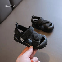 Baby Mesh Summer Sandals - Soft Sole Anti-Slip Walking Shoes