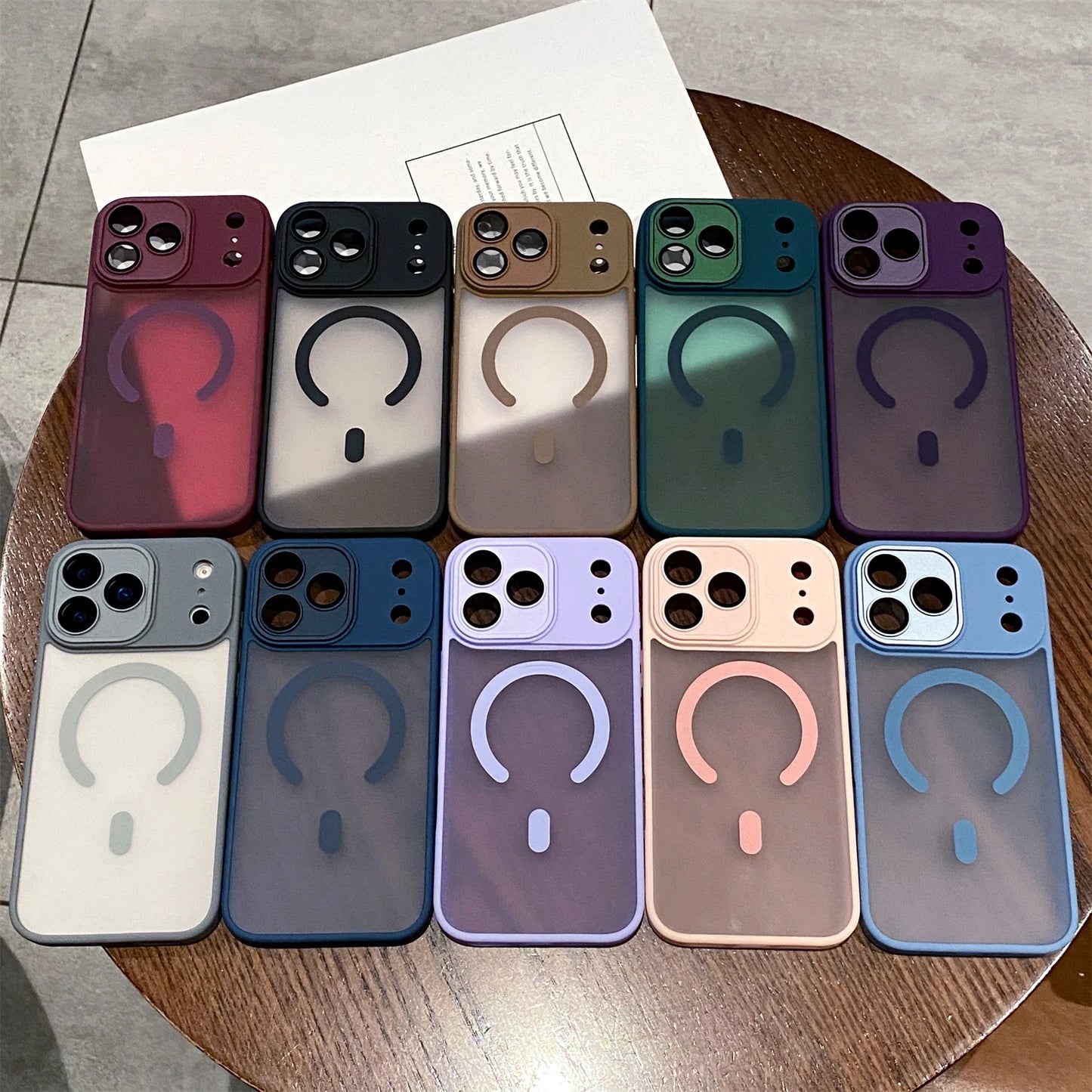 New iphone 17 Pro Max Air Matte Magnetic phone Case For iPhone 17 17A ir 17 Pro For Magsafe Wireless Charger Cover