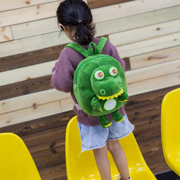 Soft Plush Dinosaur Toddler Backpack – Winter School Bag