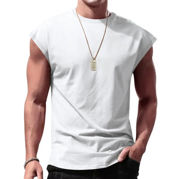 Men's Loose Sleeveless Tank Top – Breathable Casual Vest | Round Neck | Summer Sport & Streetwear