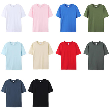 100% Cotton Unisex Plain T-Shirt | Crew Neck, Breathable, Sizes XS–4XL