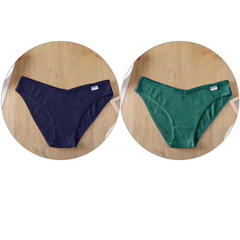 Set de 2 Panties de Algodón Hipoalergénico Talle V Plus M-4XL