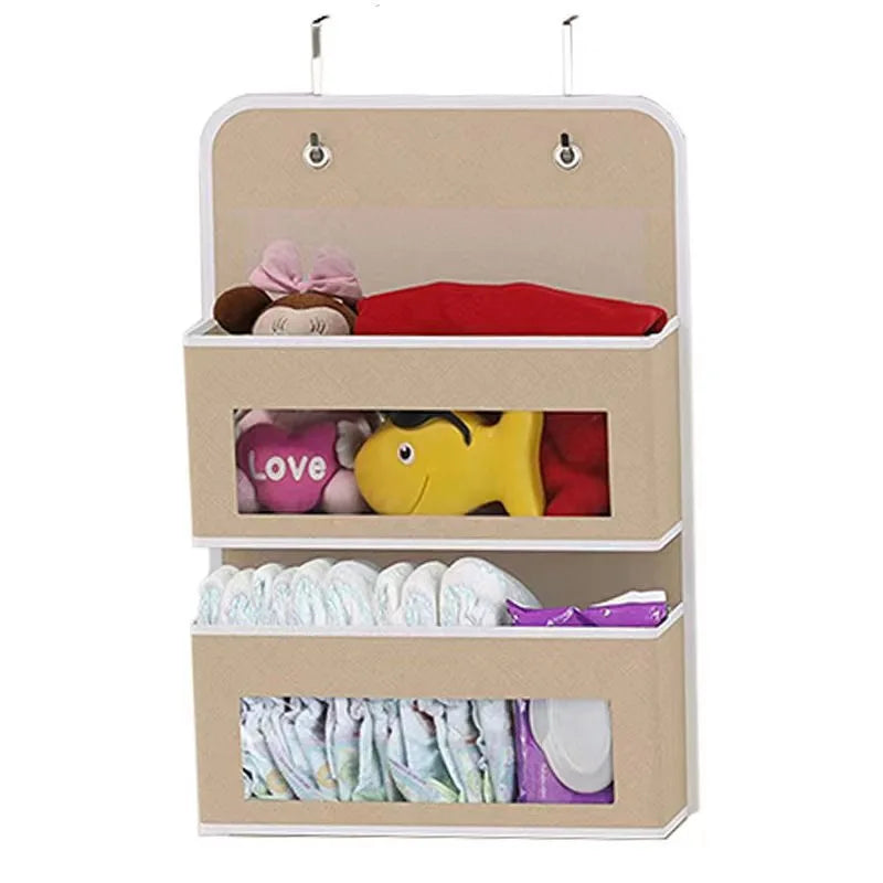 5-Shelf Over-the-Door Hanging Organizer – Large Capacity Storage for Bedroom & Bathroom
