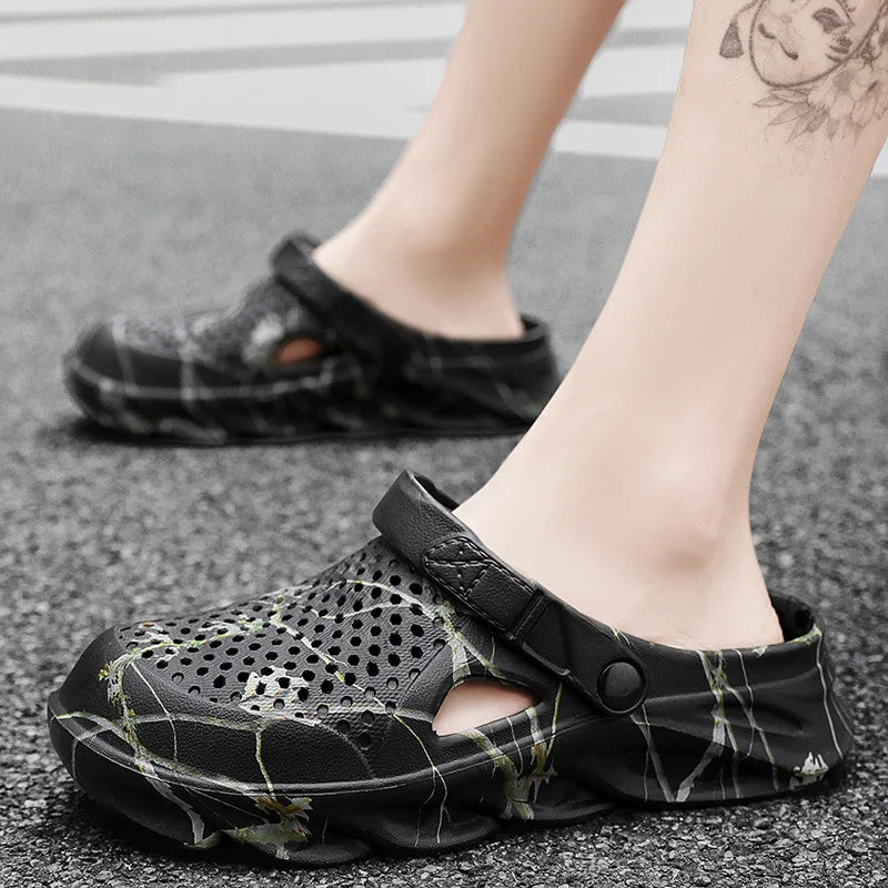 Men's Breathable EVA Beach Clogs - Lightweight Summer Sandals