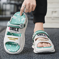 Men's Premium Cloud Slide Slippers - 5CM Platform EVA Beach Shoes