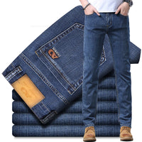 Men's Slim Straight Stretch Denim Jeans