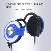 3.5mm Wired Ear-Hook Earphones | HiFi Heavy Bass Stereo Adjustable In-Ear Headphones for Phone & Music