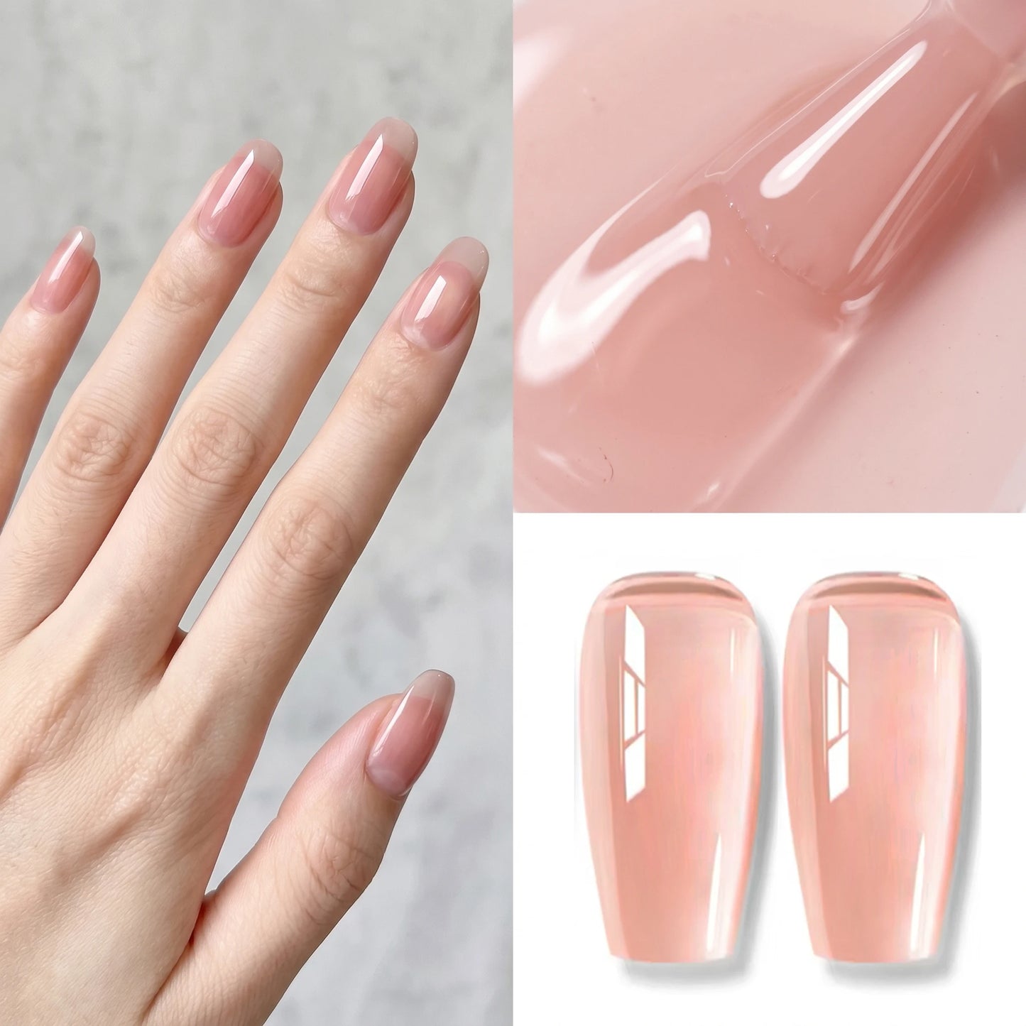 Nude Pink UV Gel Polish #06 – Sheer Elegant Tone | 15ml | Long-Lasting 15–21 Days | CPNP Certified