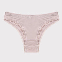 Ice Silk G-String Tanga – Low-Rise, Ultra-Soft Lace Trim | Women's Everyday Underwear | M–XL