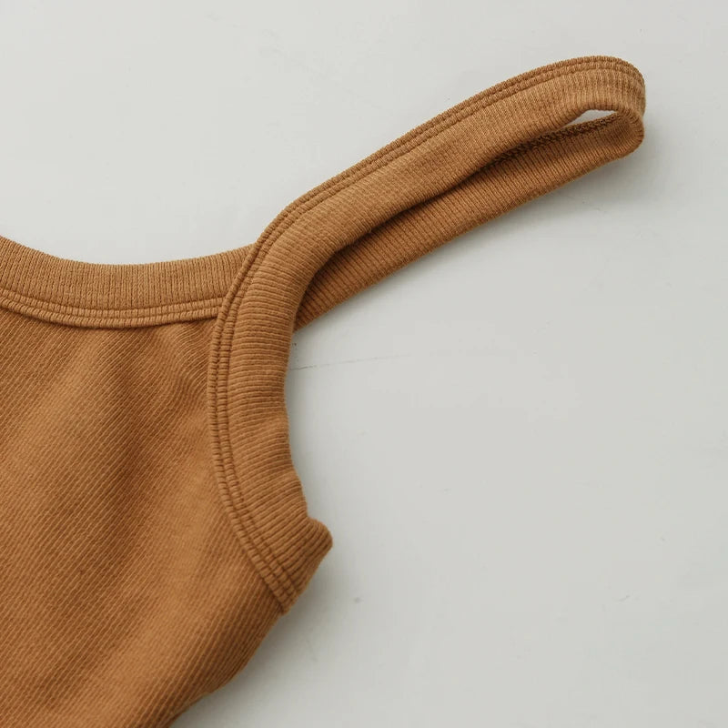 Women's Ribbed Knit Tube Crop Top