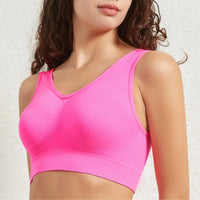 Women's Seamless Wireless Bralette – Breathable Crop Top Bra (S–5XL, 12 Colors)
