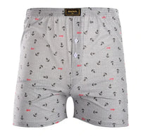 Men's Summer Printed Boxer Shorts — Breathable, Loose Fit, Beach & Homewear, Sizes L–XXL
