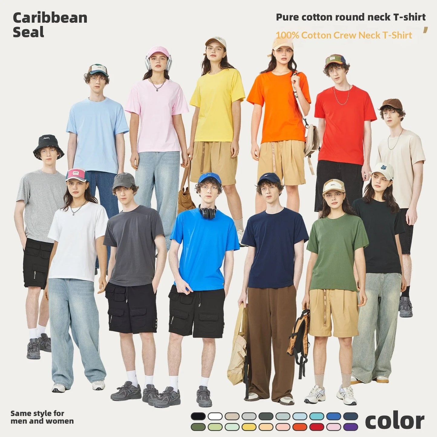 Men's Oversized 100% Cotton T-Shirt, 180g Heavyweight