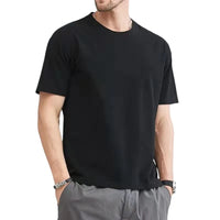 Men's 100% Cotton Summer T-Shirt, Regular Fit, M–5XL