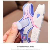 Kids Cartoon PVC Beach Sandals - Soft Sole Anti-Slip Summer Shoes