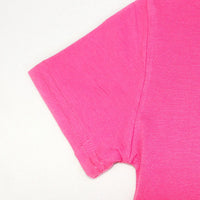 Girls 100% Cotton Flower Print T-Shirt | Sizes 2–14 Years | Pink & White