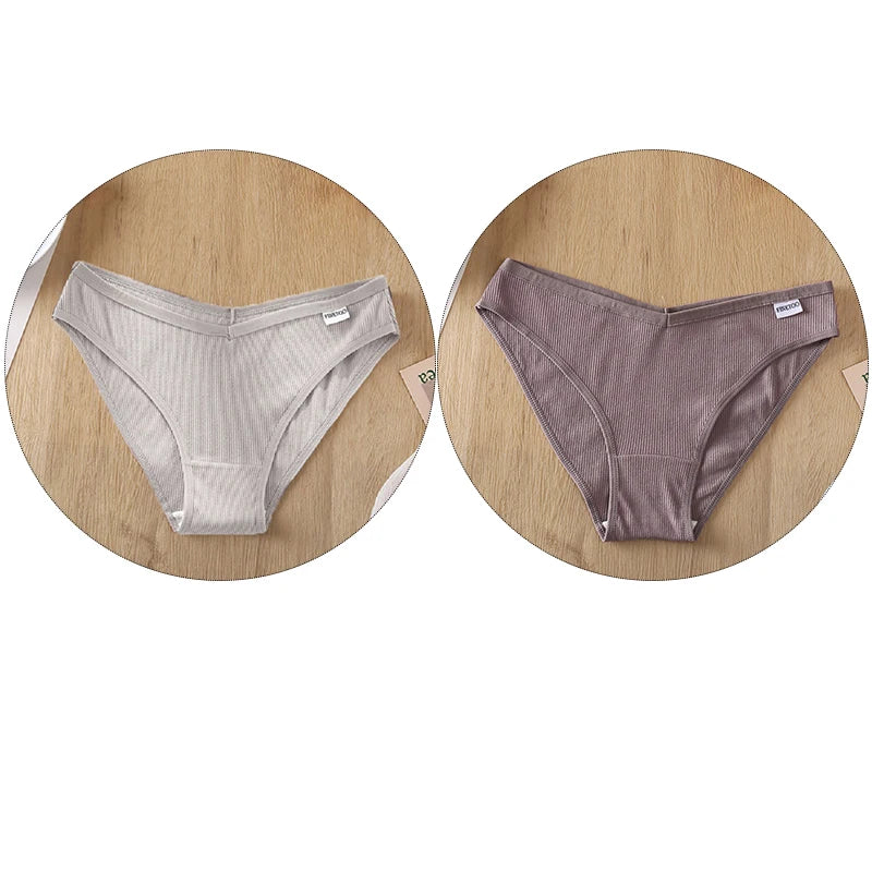Set de 2 Panties de Algodón Hipoalergénico Talle V Plus M-4XL