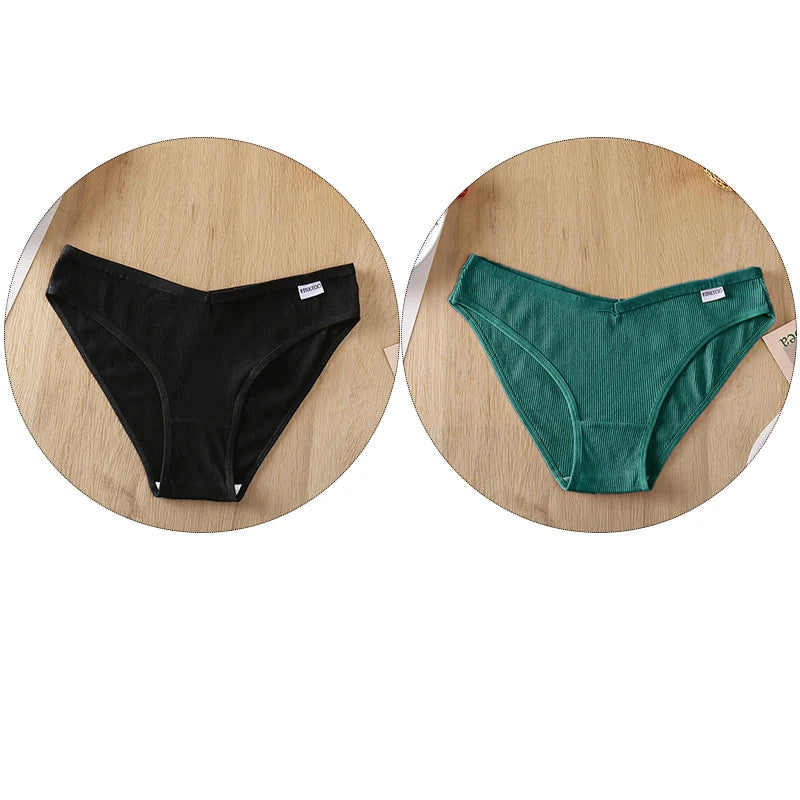 Set de 2 Panties de Algodón Hipoalergénico Talle V Plus M-4XL