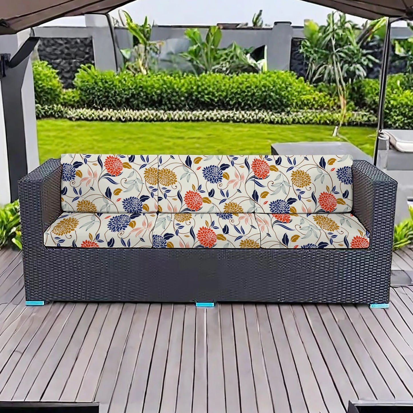 Waterproof Outdoor Sofa Covers - Elastic Stretch Patio Furniture Slipcovers