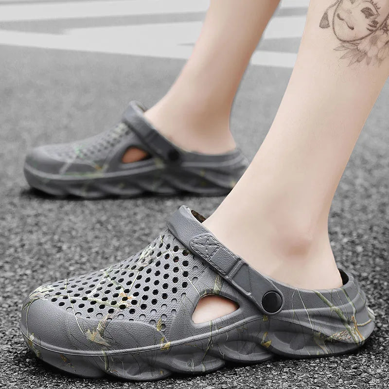 Men's Breathable EVA Beach Clogs - Lightweight Summer Sandals