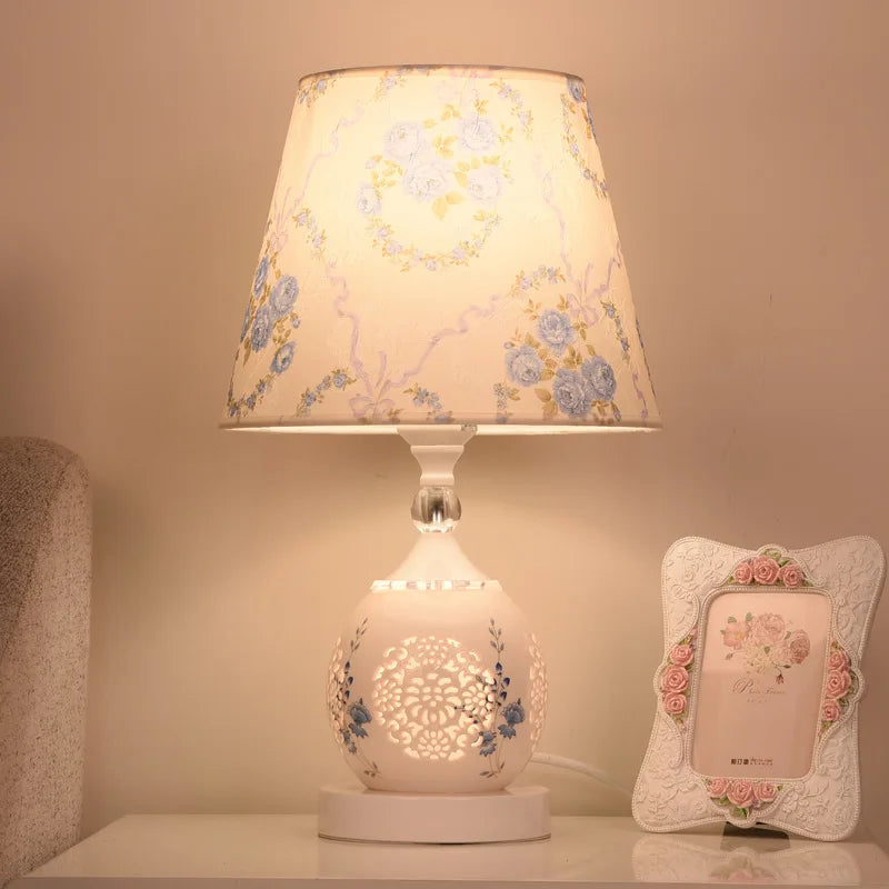 Crystal Table Lamp - Modern Bedroom Lighting