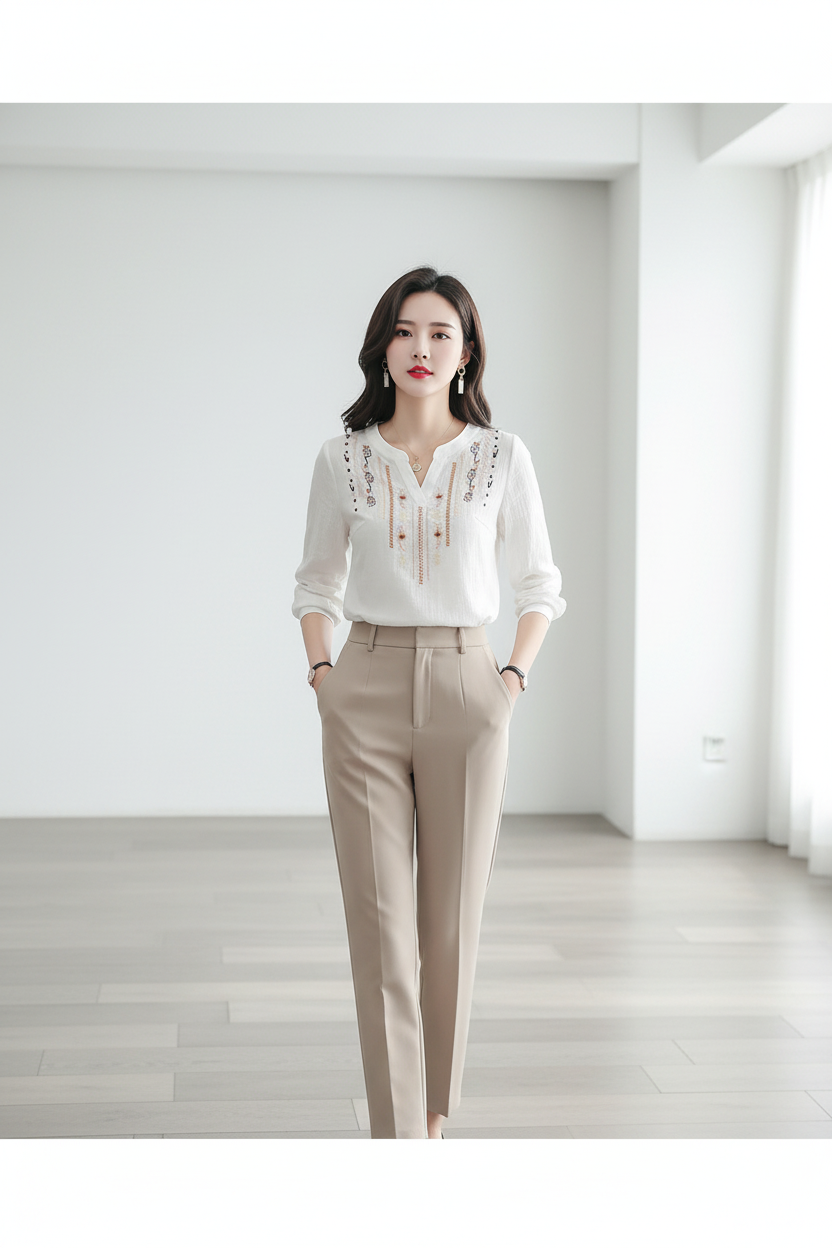 Blusa premium editorial
