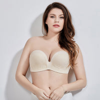 Lace Push Up Strapless Bra