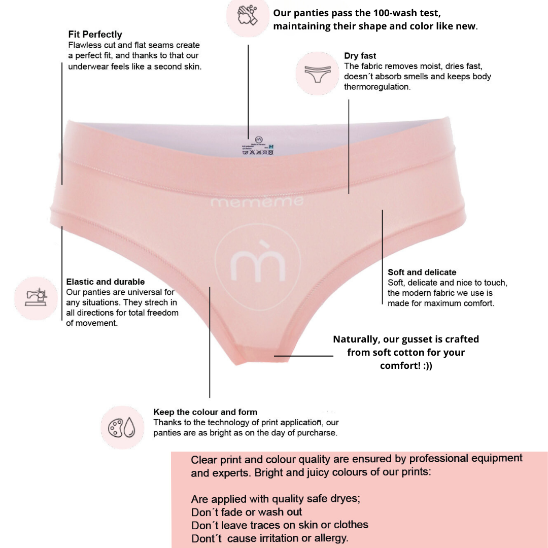 Memème Women’s Ultra-Comfortable 7 DAYS - Pure White - Panties | Breathable Cotton Crotch, Stretchy Fit, No Elastic Bands