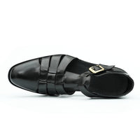 Relaxed British Men’s Calfskin Leather Sandals