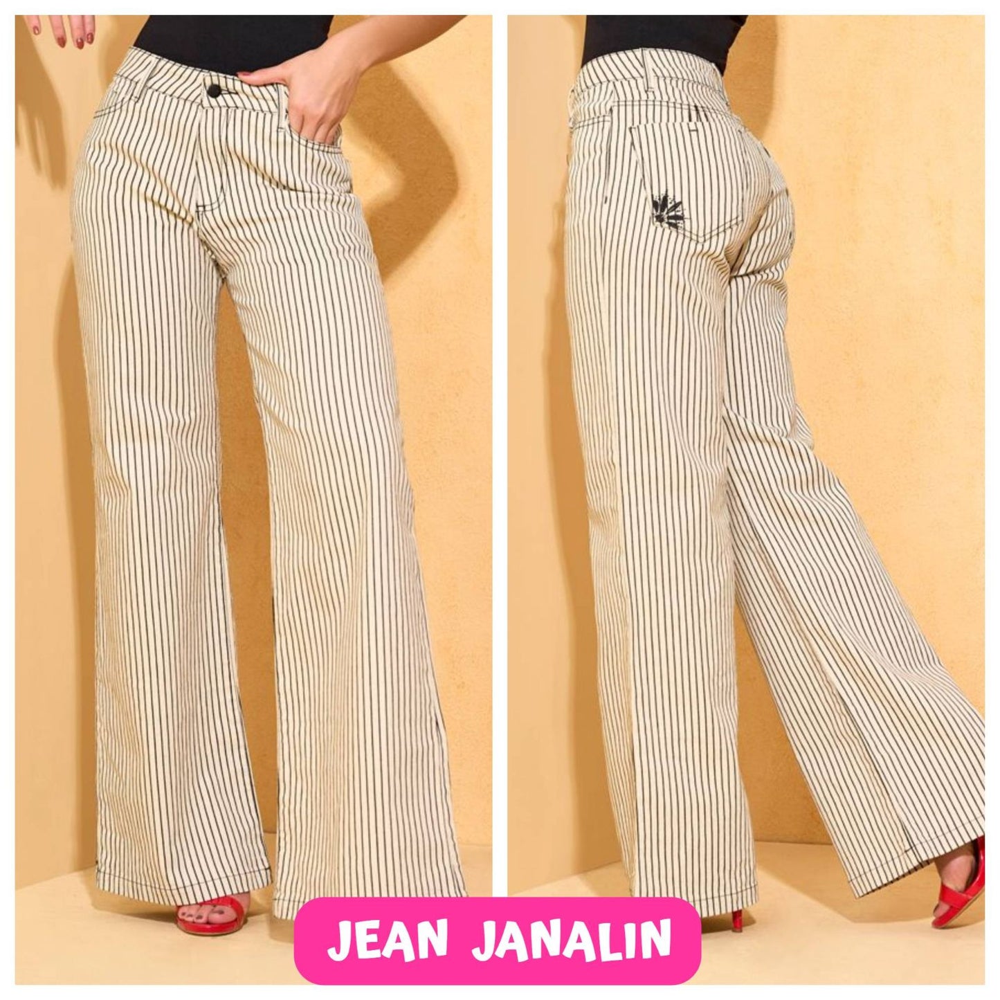 Pantalones colombianos levantando cola