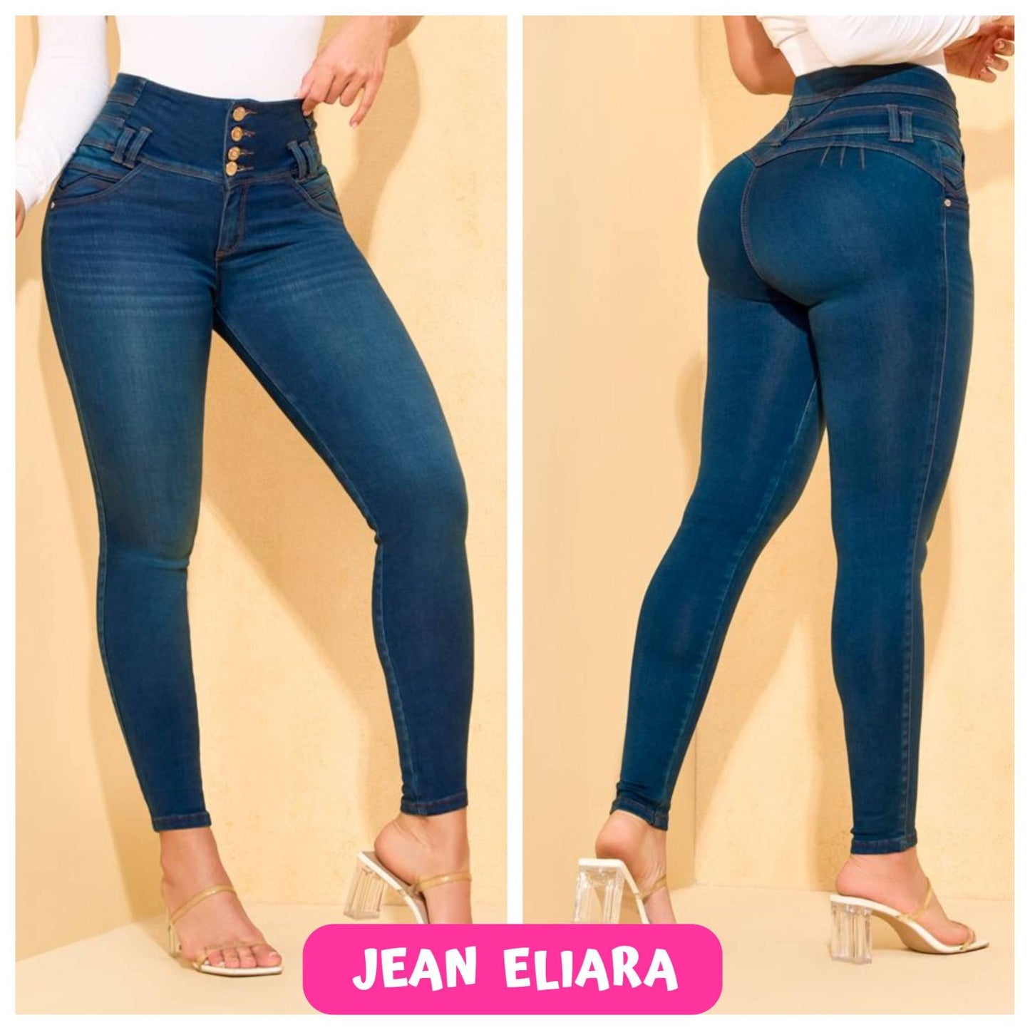 Pantalones colombianos levantando cola