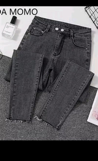 Jeggings Mujer Cintura Alta - Leggings Efecto Jeans con Bolsillos