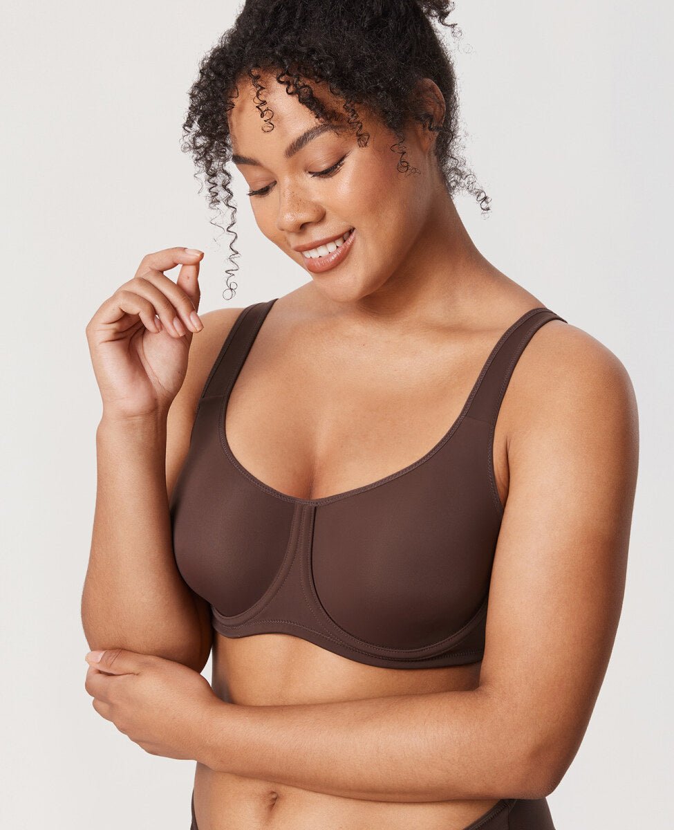 Ultra-Thin Confishape Full Coverage Plus Size Underwire Bra