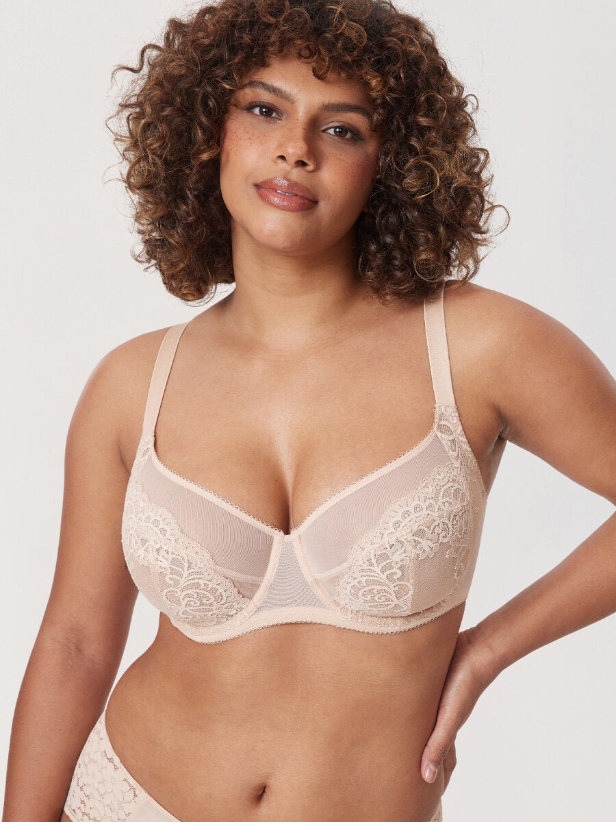 Ultra-Thin Lace Full Coverage Underwire Bra