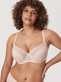 Ultra-Thin Lace Full Coverage Underwire Bra