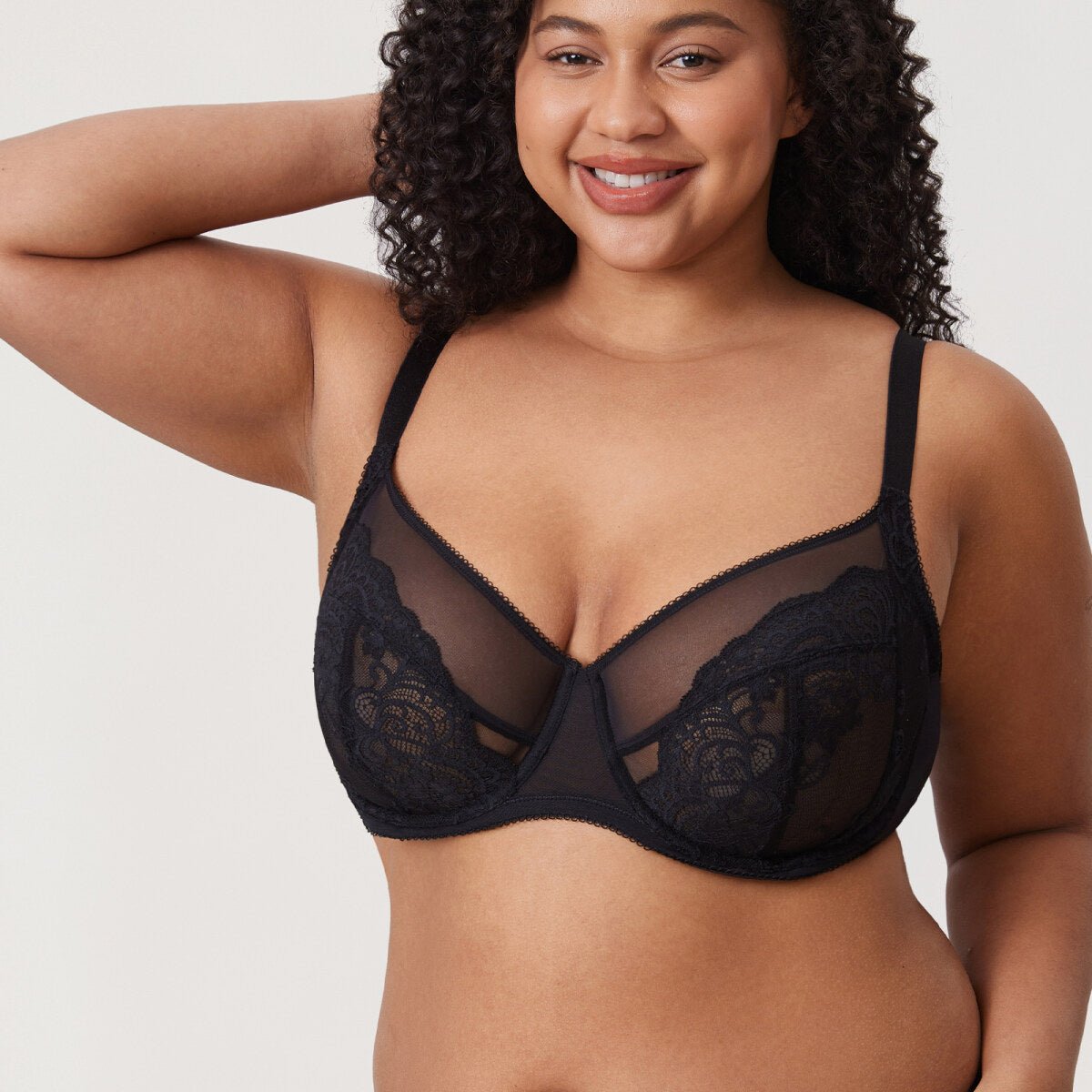 Ultra-Thin Lace Full Coverage Underwire Bra