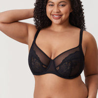 Ultra-Thin Lace Full Coverage Underwire Bra