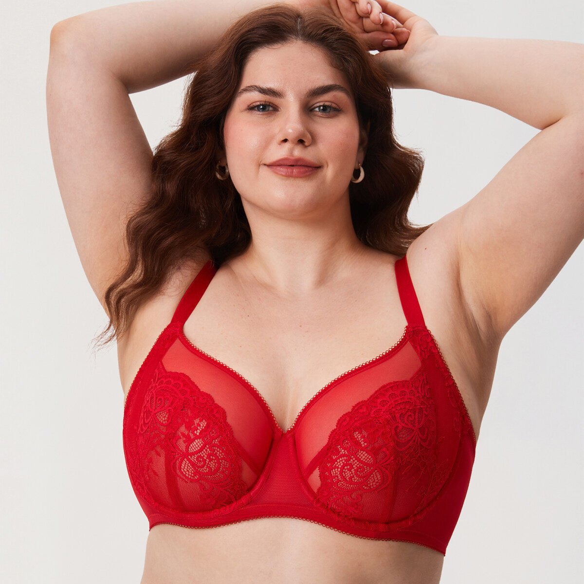 Ultra-Thin Lace Full Coverage Underwire Bra